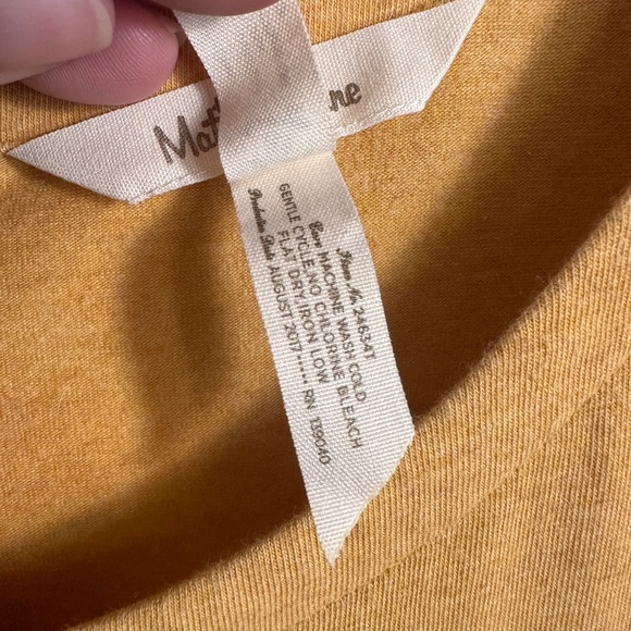 Matilda Jane Weekend Vibes Make Believe Tunic Top Womens Size M Yellow Ruffled - Picture 4 of 5